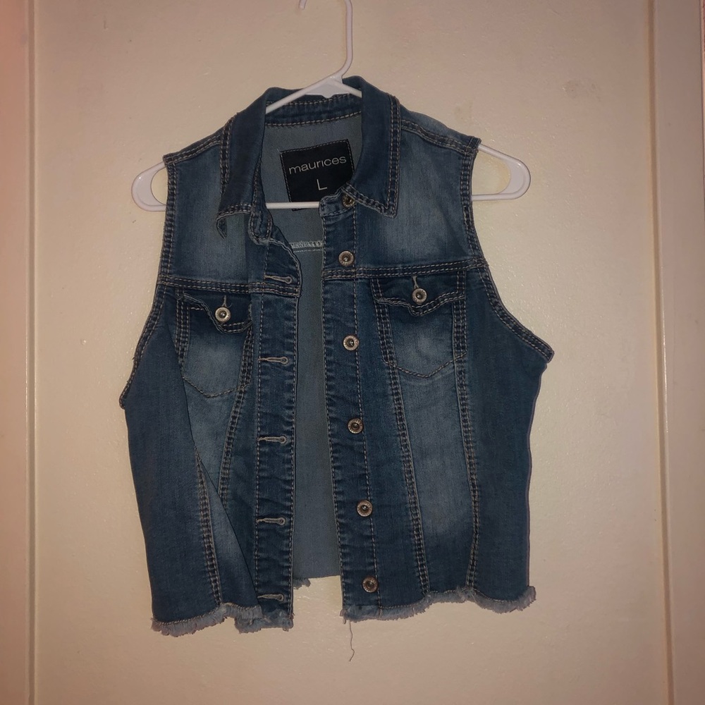 Denim vest